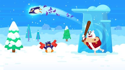 Screenshot 1: Bouncemasters: Penguin Games