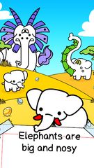 Screenshot 1: Elephant Evolution: Merge Idle