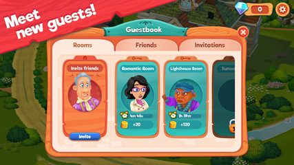 Screenshot 5: Delicious B&B: Decor & Match 3