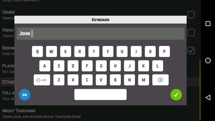 Screenshot 5: Thousand Card Game (1000)
