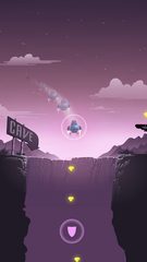 Screenshot 1: Cave FRVR - Spaceship Landing & Galaxy Exploration