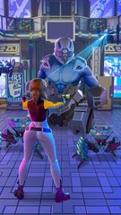 Screenshot 1: Cyberpunk Hero: Epic Roguelike