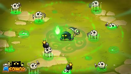 Screenshot 3: Meowar - PvP Cat Merge Defense TD
