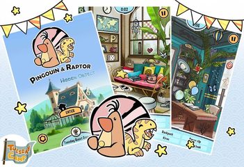 Screenshot 1: Pingouin&Raptor: Hidden Object