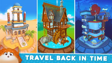 Screenshot 1: Cats in Time - Relaxing Puzzle