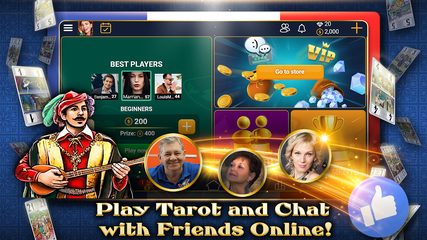 Screenshot 3: VIP Tarot - French Tarot Online Card Game