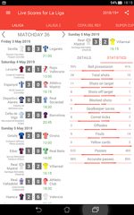 Screenshot 11: Live Scores for La Liga Santander 2021/2022