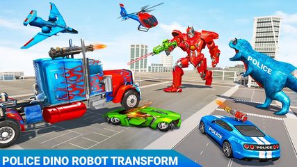 Screenshot 19: Police Truck Robot Game – Dino