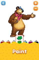 Screenshot 9: Masha and the Bear: coloring