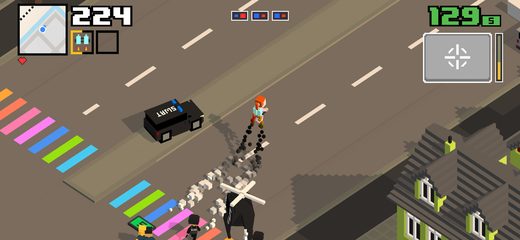 Screenshot 3: Smashy Road: Wanted 2 9+