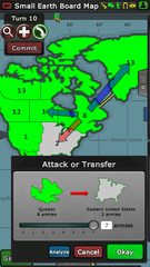 Screenshot 1: Warzone - turn based strategy