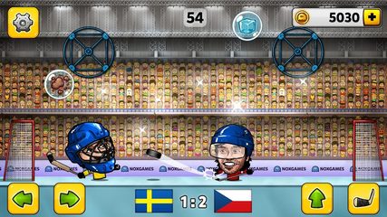 Screenshot 1: Puppet Hockey: Pond Head