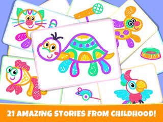 Screenshot 21: Pets Drawing for Kids and Toddlers games Preschool