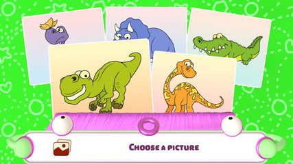 Screenshot 1: Connect the Dots  - Dinosaurs