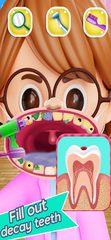 Screenshot 1: Dentist Game Teeth Care clinic 4+