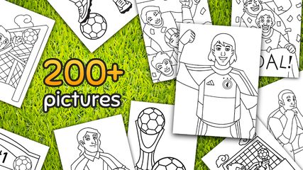 Screenshot 15: Football coloring book game