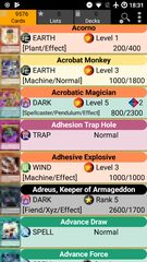 Screenshot 8: Database for Yugioh Cards