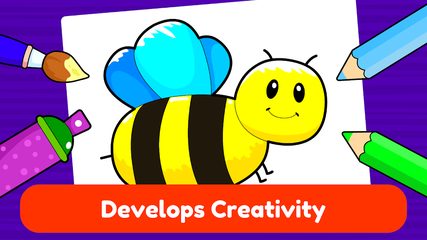 Screenshot 2: Learning & Coloring Game for Kids & Preschoolers