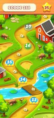 Screenshot 1: Overfruit: Farm Madnes 3D puzzle brain games