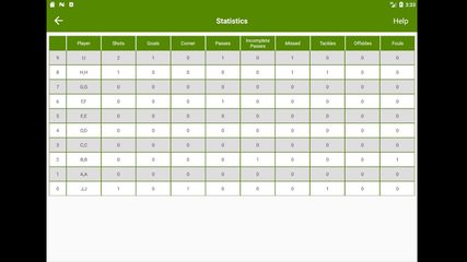 Screenshot 16: iTrackSoccer Stats