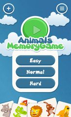 Screenshot 1: Animals memory game for kids