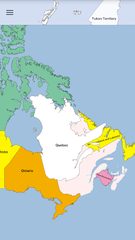 Screenshot 1: Canada Map Puzzle