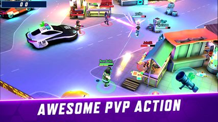 Screenshot 2: Gridpunk - 3v3 PvP Shooter