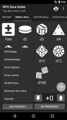 Screenshot 2: RPG Dice Roller - Original