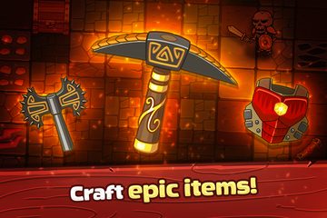 Screenshot 2: Mine Quest: Battle Dungeon RPG