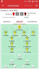Screenshot 4: Live Scores for Admiral Bundesliga 2021/2022