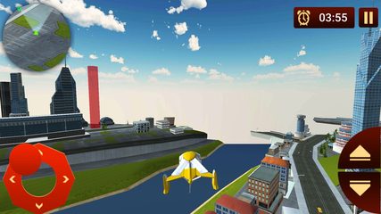 Screenshot 2: Drone Taxi & Flying Rescue Car 4+
