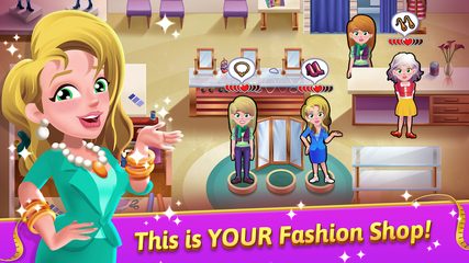 Screenshot 1: Fashion Salon Dash - Fashion Shop Simulator Game