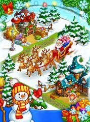 Screenshot 12: Farm Snow - Santa family story