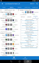 Screenshot 12: Live Scores for Serie A Italy 2021/2022