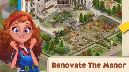 Screenshot 1: Merge Manor : Sunny House