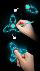 Screenshot 2: Draw Finger Spinner