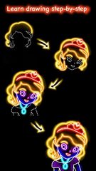 Screenshot 1: Learn to Draw Princess