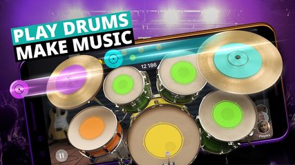 Screenshot 1: Drum Kit Music Games Simulator