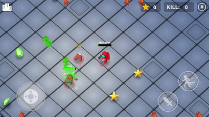 Screenshot 2: Among us VS Zombie .io