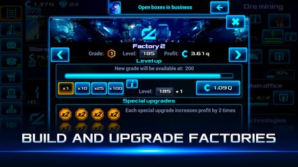 Screenshot 2: Idle Space Business Tycoon