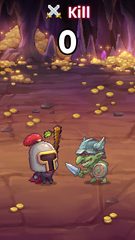Screenshot 1: Retro Hero Mr Kim : Idle RPG