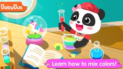 Screenshot 1: Little Panda's Color Crafts