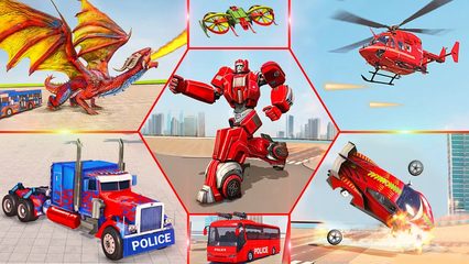 Screenshot 19: Dragon Robot Car Games 3d