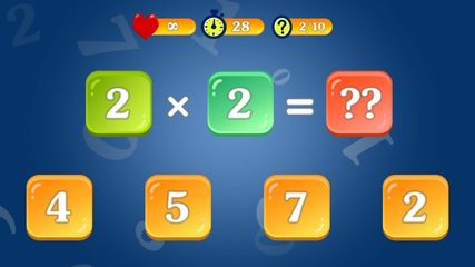 Screenshot 1: Multiplication and Division Tables. Training.