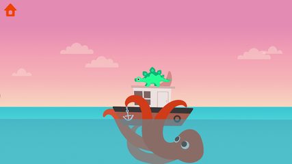 Screenshot 2: Dinosaur Patrol Boat: for kids