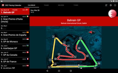 Screenshot 9: Racing Calendar + Ranking 2022