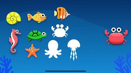 Screenshot 1: Baby puzzles Under Water