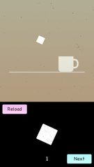 Screenshot 1: Sugar Fly - Sugar Cube Golf Game