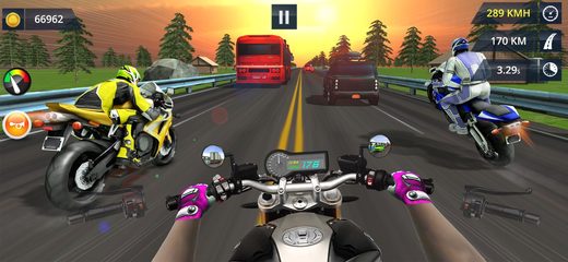 Screenshot 5: Moto Rider King– Highway Racer 4+
