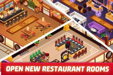 Screenshot 1: Idle Restaurant Tycoon: Empire